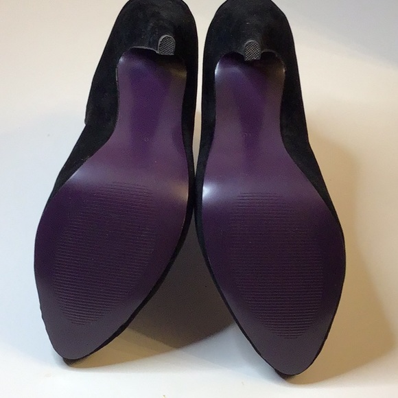 MIXX  JENNY BLACK SUEDE ANKLE SHOES SZ 10 - Picture 8 of 13